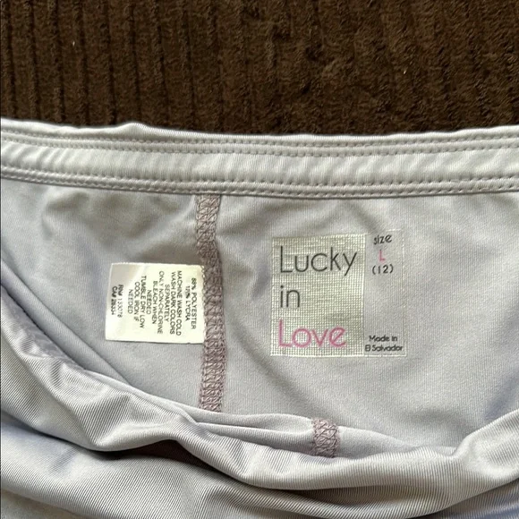 Lucky in Love Multicolor Layered Women's Tennis Skirt Size 12 - Picture 2 of 6
